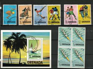 Grenada 668 - 675 -  Pan American Games. Set Of 8.   Used.     #02 GREN668s8