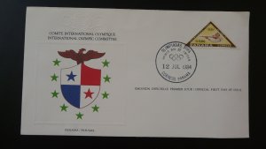 FDC olympic games Los Angeles 1984 IOC Panama