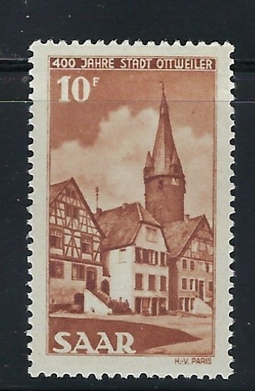 Saar 225 MNH 1950 issue (fe6055)