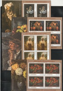 ROMANIA 2022 STAMPS OCTAV BANCILA PAINTINGS ART MNH SHEET POST
