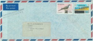 84442 - St KITTS - Postal History - OFFICIAL  Airmail  COVER 1981  - BIRDS