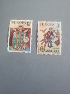 Stamps Spanish Andorra Scott #87-8 nh