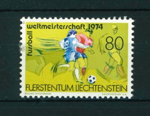 Liechtenstein 1974 Football World Cup stamp. MNH. Sg 593. 