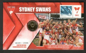 AUSTRALIA-PNC-FDC-SPORT-SYDNEY SWANS-2012.