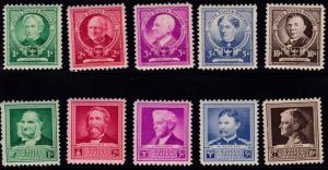 U.S. Famous Americans Issue of 1940 Complete Set (35) VF/NH(**)