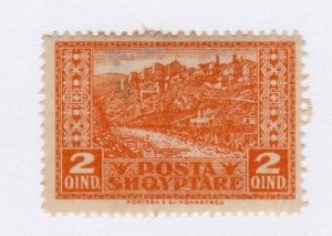 Albania stamp #147, MH OG, small piece of dark album paper on back, CV $.70