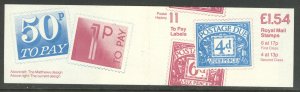 Great Britain # BK641 £1.54 Postal History Bklt (1) Mint NH