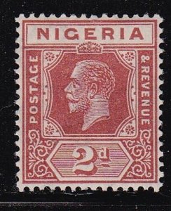 Album Treasures Nigeria Scott # 22 2p George V Mint Hinged