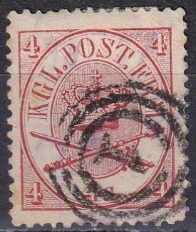 Denmark #13 F-VF  Used  CV $8.00 (Z6413)