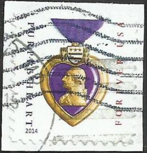 # 4704b USED PURPLE HEART AND RIBBON