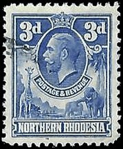 NORTHERN RHODESIA   #5 USED (1)