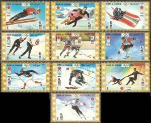1971 Umm Al Qiwain 454-463 1972 Olympic Games in Sapporo 6,00 €