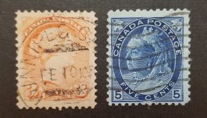 CANADA Scott 37 79 Used Stamp Lot T6303