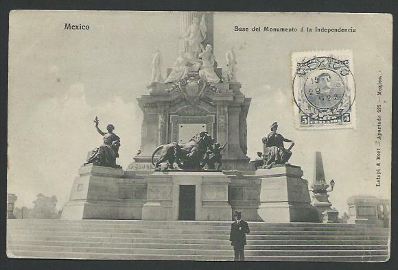 MEXICO 1922 postcard posted without address markings etc...................10453