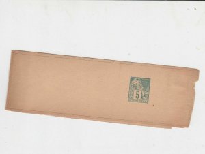 French Colonies Vintage Newspaper Stamps Wrapper ref R 17867