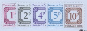 Tristan da Cunha, Scott #J6-10, MNH, complete set