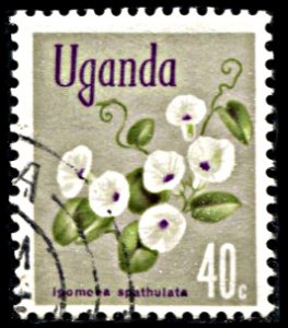 Uganda 120, used, Flower Definitive