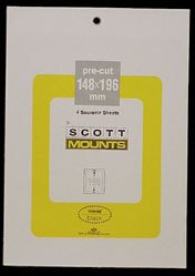Scott Mounts Black, 148mm Strip 196 mm (pkg 4) 00972B