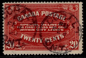 CANADA QV SG S4, 20c carmine-red, FINE USED. CDS