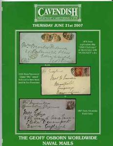 Auction Catalogue - Naval Mails - Cavendish 21 June 2007 ...