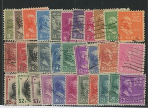 United States #803-34 Used Single (Complete Set)