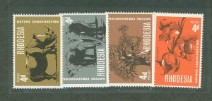 Rhodesia (1965-1978) #254-257  Single (Complete Set) (Animals) (Fauna)