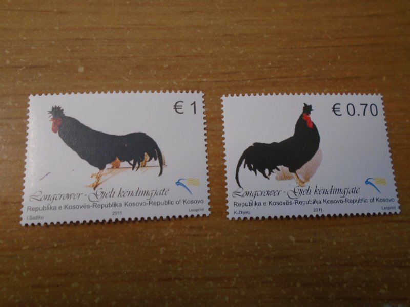 Kosovo   #  191-92  MNH  Birds