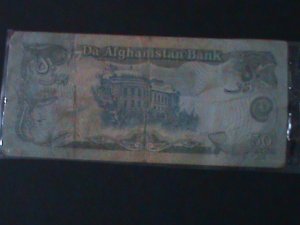 ​AFGHANISTAN-1979- BANK OF AFGHANISTAN $50 AFGHANIS--CIRCULATED-VERY FINE