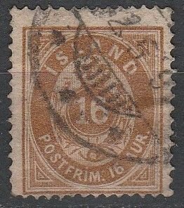 ICELAND #17A USED SCARCE ONLY $5.50