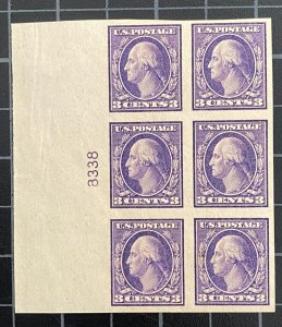 US Stamps- SC# 484  - NNH - Plate Block Of 6 - Slight Wrinkling - SCV - $160.00