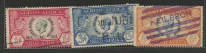 South Africa #69-71 Used Multiple (Jubilee)