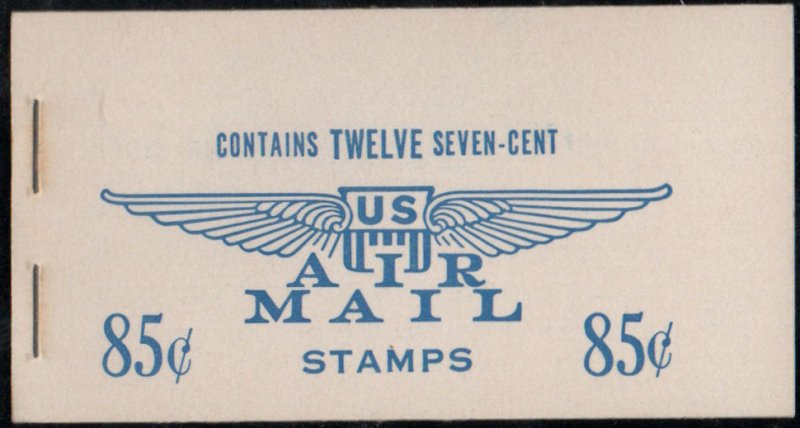 US #C51a COMPLETE BOOK, BKC6, Classic airmail complete book,  mint never hing...