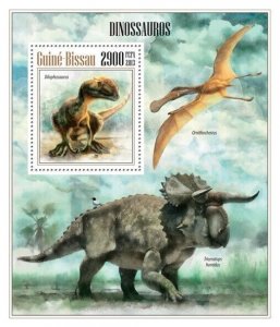 GUINEA-BISSAU 2013 MNH. DINOSAURS  |  Michel Code: 6918 / Bl.1213
