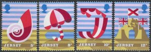 Jersey 124-127 MNH Complete SC$1.00