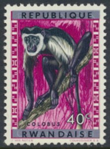 Rwanda  SC# 58  MNH Monkey   OPT see details/scans 