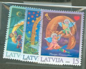 Latvia #519-21  Single (Complete Set)