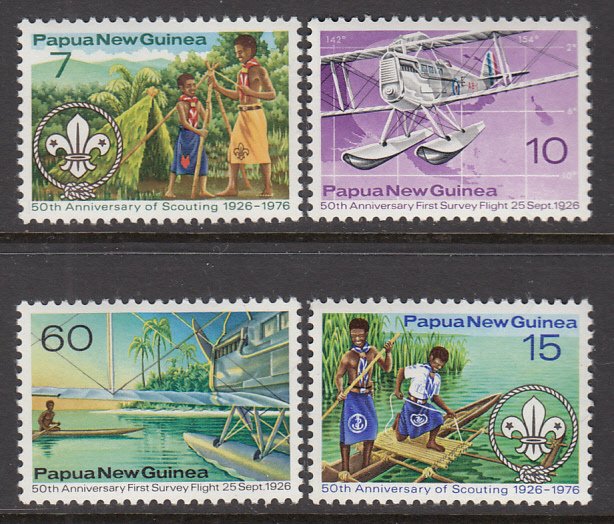 Papua New Guinea 437-440 MNH VF