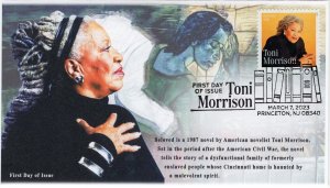 23-049, 2023, Toni Morrison, First Day Cover, Pictorial Postmark, Writer, Author