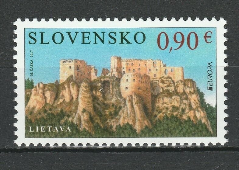 Slovakia 2017 Europa CEPT - Castles MNH stamp