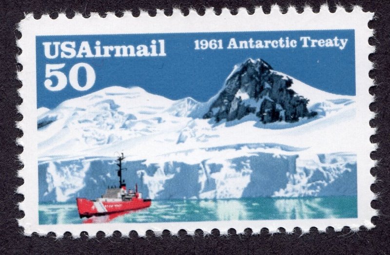 Scott #c130 Antarctic Treaty Airmail Single Stamp - MNH