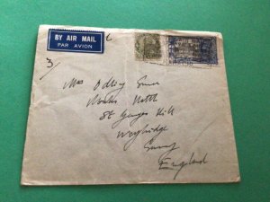 India king George V postal cover A14813