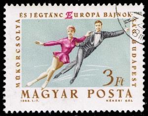 Hungary #1490 Figure Skating; CTO (0.75)