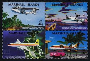 Marshall Islands C6a MNH Aircraft, Truck, Ameripex