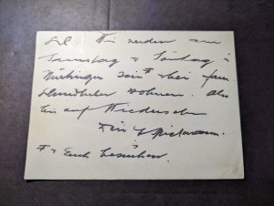 1928 Germany Postcard Cover Stuttgart to Nurtingen Banzhafs Hotel Royal