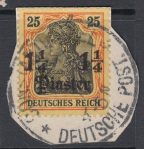 German Turkey Off. - Deutsche Post in der Türkei Mi 39 on piece