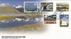 New Zealand 2006 FDC Scott #2071-#2075 Set of 5 Renewable Energy Sources