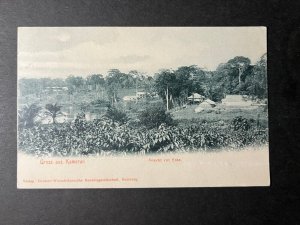 1907 Cameroon Postcard Cover Dualu to Hundsfeld Breslau Poland