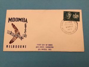 Australia Moomba Melbourne First Day Issue 1963 Stamp Cover R42887