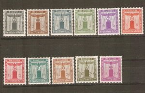 Germany 1942 NSDAP Franchise stamps cpl. MNH