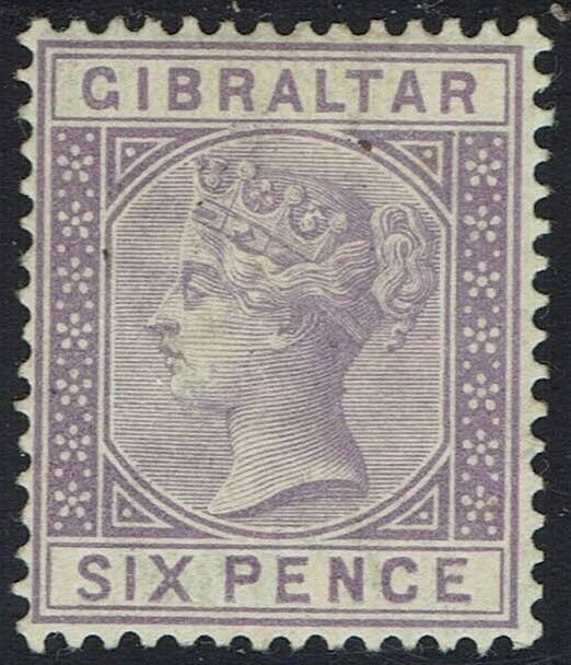 GIBRALTAR 1886 QV 6D 